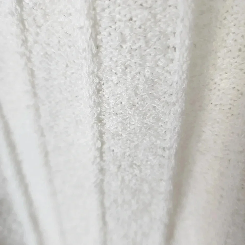 Vintage Sears Knit Midi Skirt Ivory Gathered Waist Size 16 Measures Smaller - Picture 3 of 10